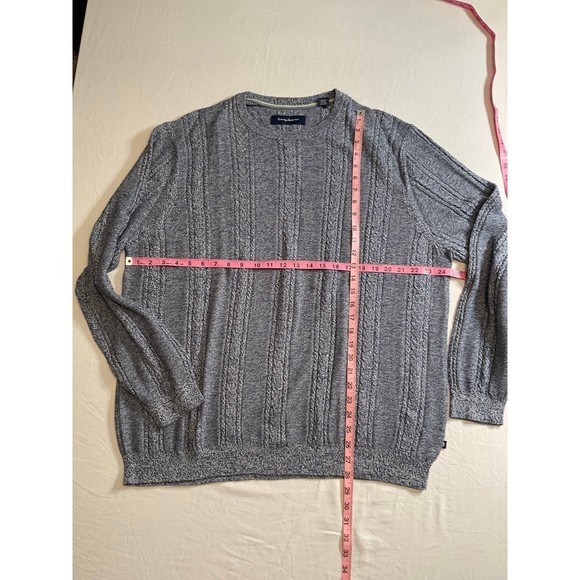 Men's XXL Tommy Bahama Blue Sweater - Picture 3 of 4